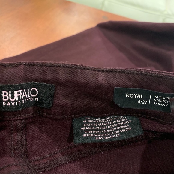 Buffalo burgundy skinny jeans - Picture 3 of 4